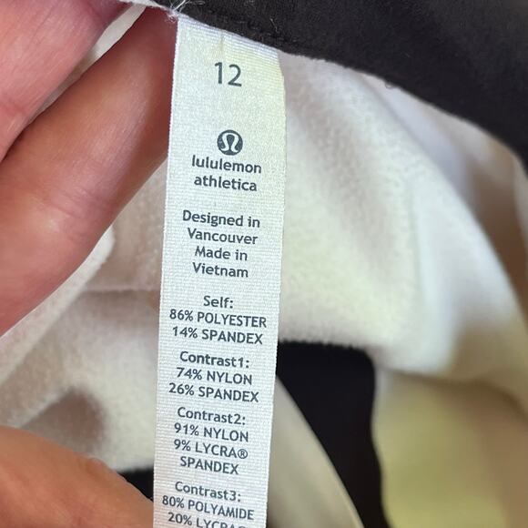 Lululemon Women's Draft Dodger Jacket Ivory/Black Size 12 - Picture 9 of 10